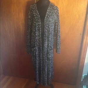 LuLaRoe Black and White Cardigan